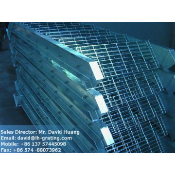 Galvanizado bar grating escalera